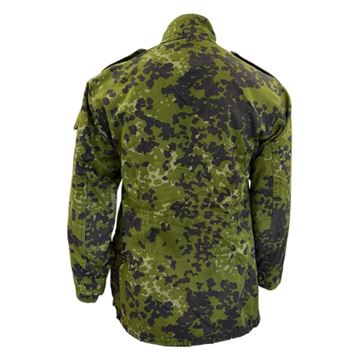 Camouflage jakke M/84 dansk kampjakke, Brugt set bagfra
