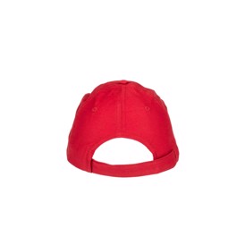 Rød cap med velcro justering