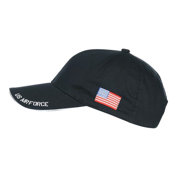 US Air Force USAF Cap i farven sort