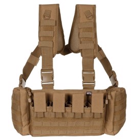 Chest Rig Mission i farven Coyote Tan set bagfra