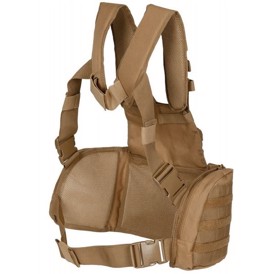 Chest Rig Mission i farven Coyote Tan set fra siden