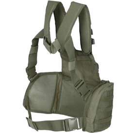 Chest Rig Mission i farven Oliven set fra siden