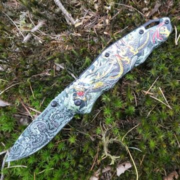 CJH Herbertz Enhåndsbetjent Foldekniv, Drage set i miljø