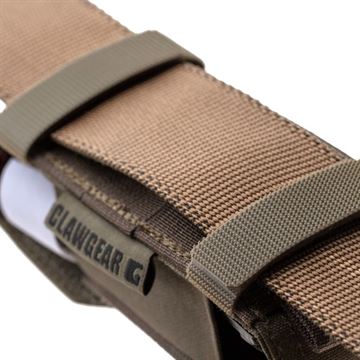 Clawgear 2-Way Tourniquet Pouch set i farven Oliven på rem