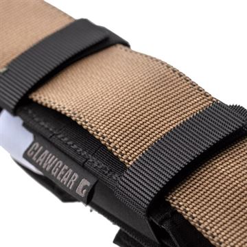 Clawgear 2-Way Tourniquet Pouch set i farven Sort på rem