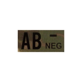 AB-NEG Infrared velcromærke fra Clawgear