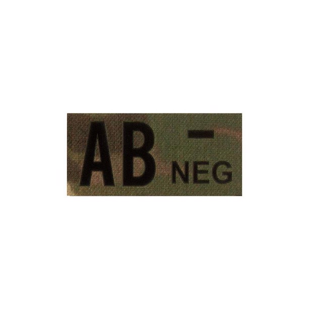 AB-NEG Infrared velcromærke fra Clawgear