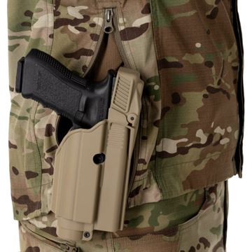 Clawgear Raider Field Shirt MK V set i farven MultiCam med sidelynlås for hurtig adgang