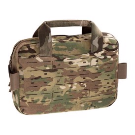 Clawgear Single Pistol Case i farven MultiCam med laserskåret Molle-system