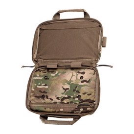 Clawgear Single Pistol Case i farven MultiCam set åben