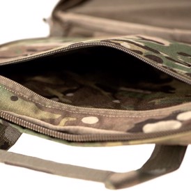 Clawgear Single Pistol Case i farven MultiCam med lynlåsrum