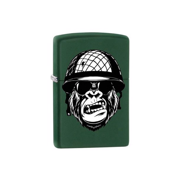 Mat Crazy Monkey lighter fra Zippo. Nu hos 417.dk