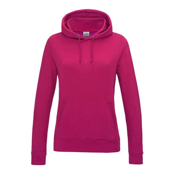 Hot pink hoodie til kvinder