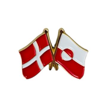 Bushcamp Danmark - Grønland Venskabsflag Pin