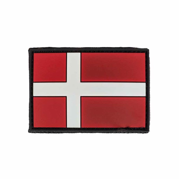 Dannebrog som ærmeflag med velcro-bagside