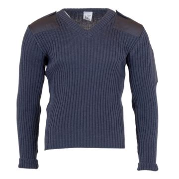 Dansk militær commando pullover, Gråblå, Ubrugt