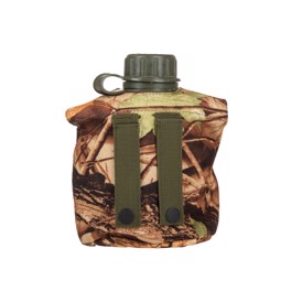 Feltflaske med tree camouflage nylon hylster