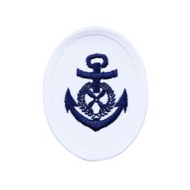 DDR Volksmarine mærke med anker og skrue