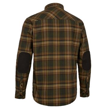 Deerhunter Bennett Skjorte set i farven Green Check bagfra