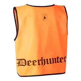 Deerhunter Youth Pull-over Vest med logo i signalorange