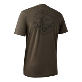 Deerhunter Easton T-shirt i farven Adventure Green set bagfra