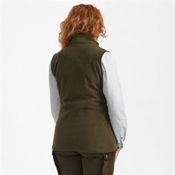 Deerhunter Lady Eagle Fleece Vest set på person bagfra