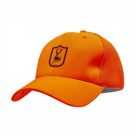 Super fed kasket i neon orange med Deerhunter logo