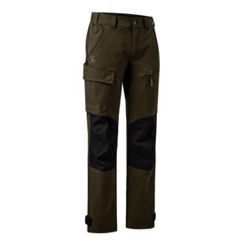 Deerhunter Sarek Full Stretch Bukser til jagt og outdoor set i farven Fallen Leaf og Sort