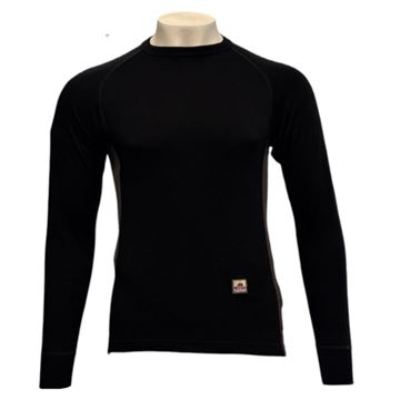 Devold Merinould Langærmet Undertrøje set i farven Sort