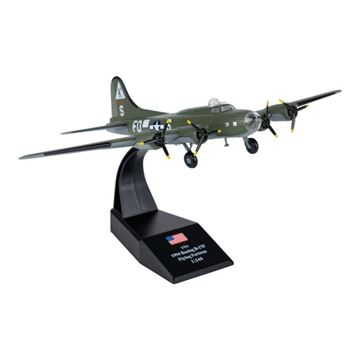 Die-cast Modelfly B-17 Flying Fortress USA 1:144 set i vinkel