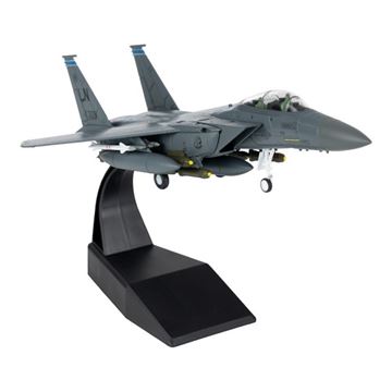 Die-cast Modelfly F-15E 1:100 set i vinkel