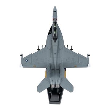 Die-cast Modelfly F-18E US Airforce 1:100 set oppefra