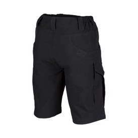 Assault Shorts med lår lommer i farven Sort set bagfra