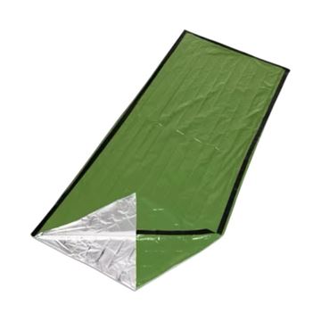 Emergency Sovepose med Nødhjælpsfløjte set i farven Grøn