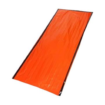 Emergency Sovepose med Nødhjælpsfløjte set i farven Orange