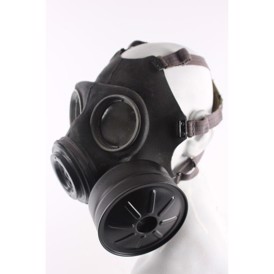 Original gasmaske sort uden filter