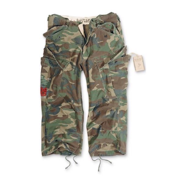 Cargo Shorts 3/4 lange, woodland bomuld_417.dk