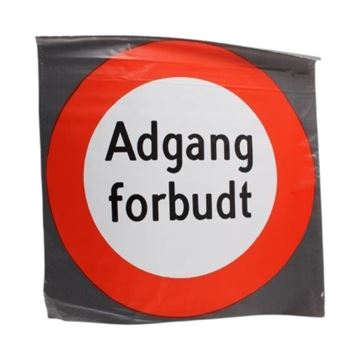 Skilt, Dansk CF, Færdselstavle, "Adgang forbudt"