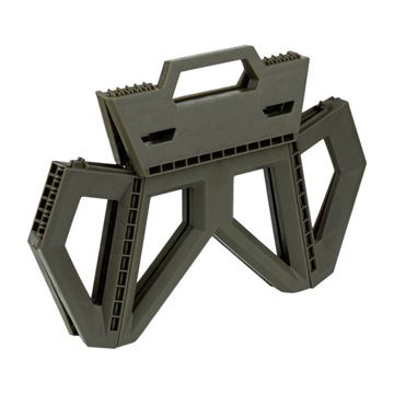 Foldbar Outdoorstol i Plastik set klappet sammen