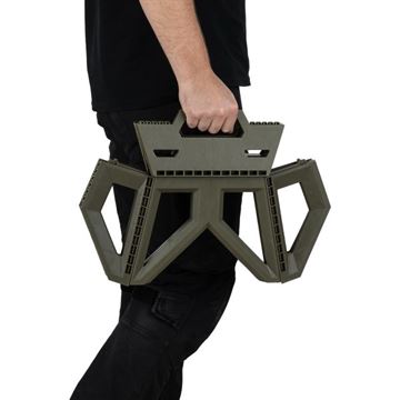 Foldbar Outdoorstol i Plastik set båret af person