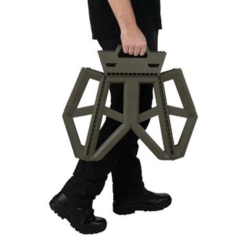 Foldbar Outdoor Stol, Large set båret af person