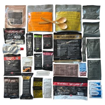 Forsvarets Feltration, Pasta Sur og Sød Veg, Ration 20, 4078 Kcal