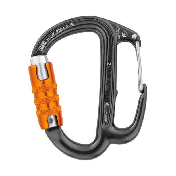 Karabinhagen fra Petzl med en Twist-lock låsefunktion