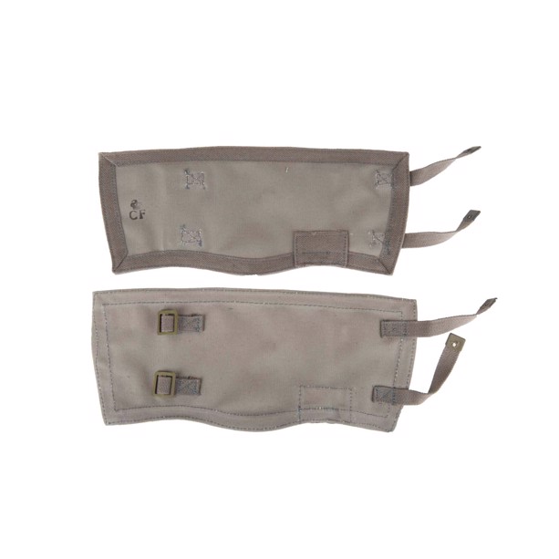 Grå gamacher fra det danske Civilforsvar