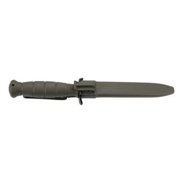Glock Feltkniv FM81 med Savtakker set i farven Oliven i skede