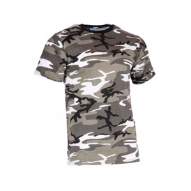 Kortærmet t-shirt i urban camouflage