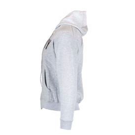Grå hoodie med sort army print