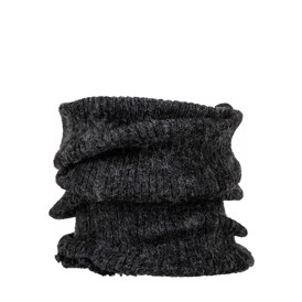 Uld halsrør i grå strik