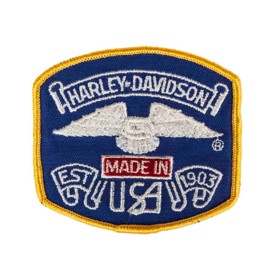 Harley Davidson broderet stofmærke