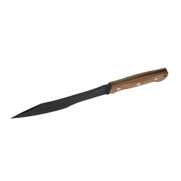 Herbertz Bushcraft og Overlevelseskniv, Desert Micarta set oppefra